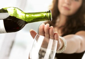 saying no to alcohol